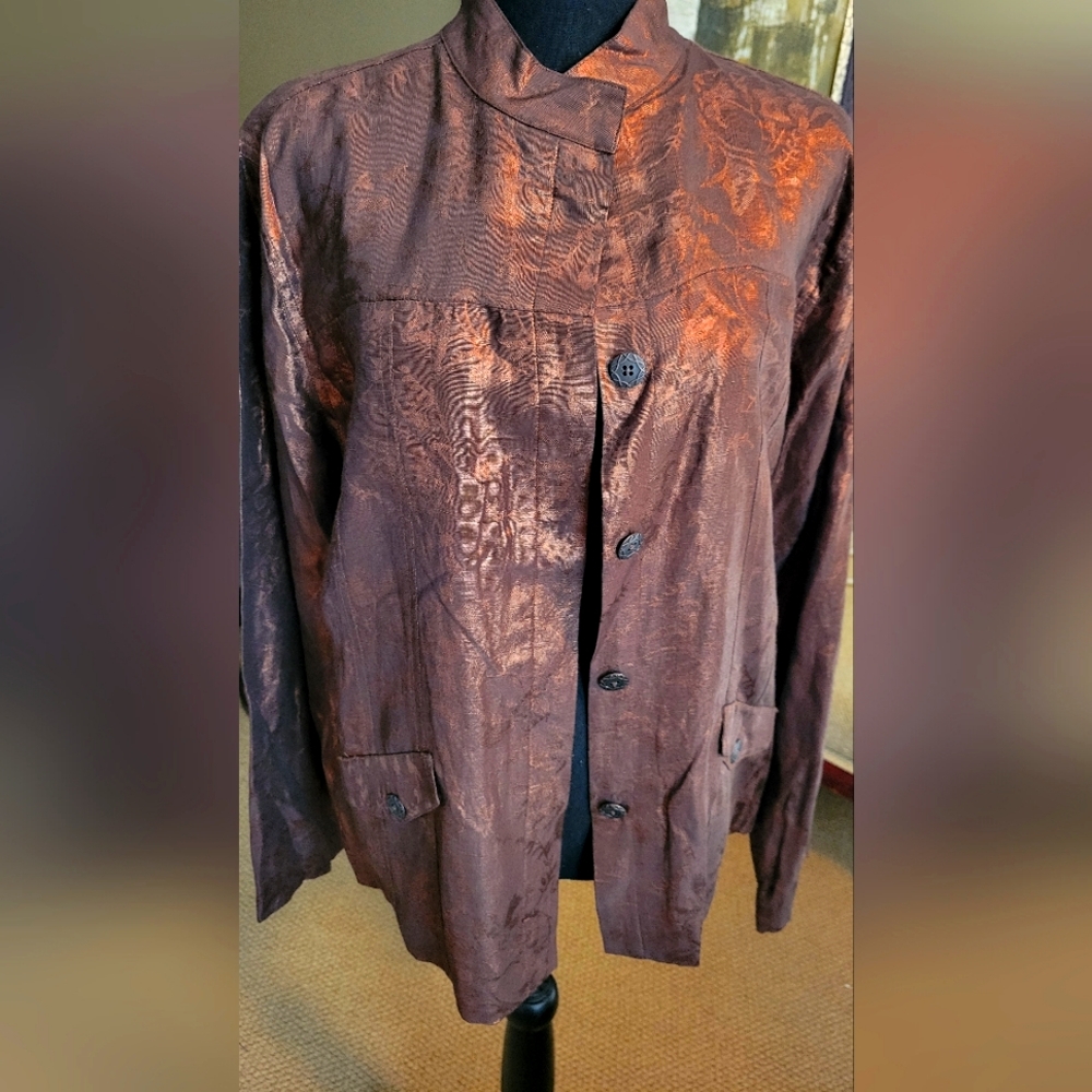 Chicos silk/Linen jacket 💰👌